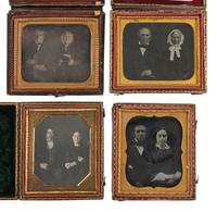[EARLY PHOTOGRAPHY]. 24 sixth plate daguerreotypes featuring couples.