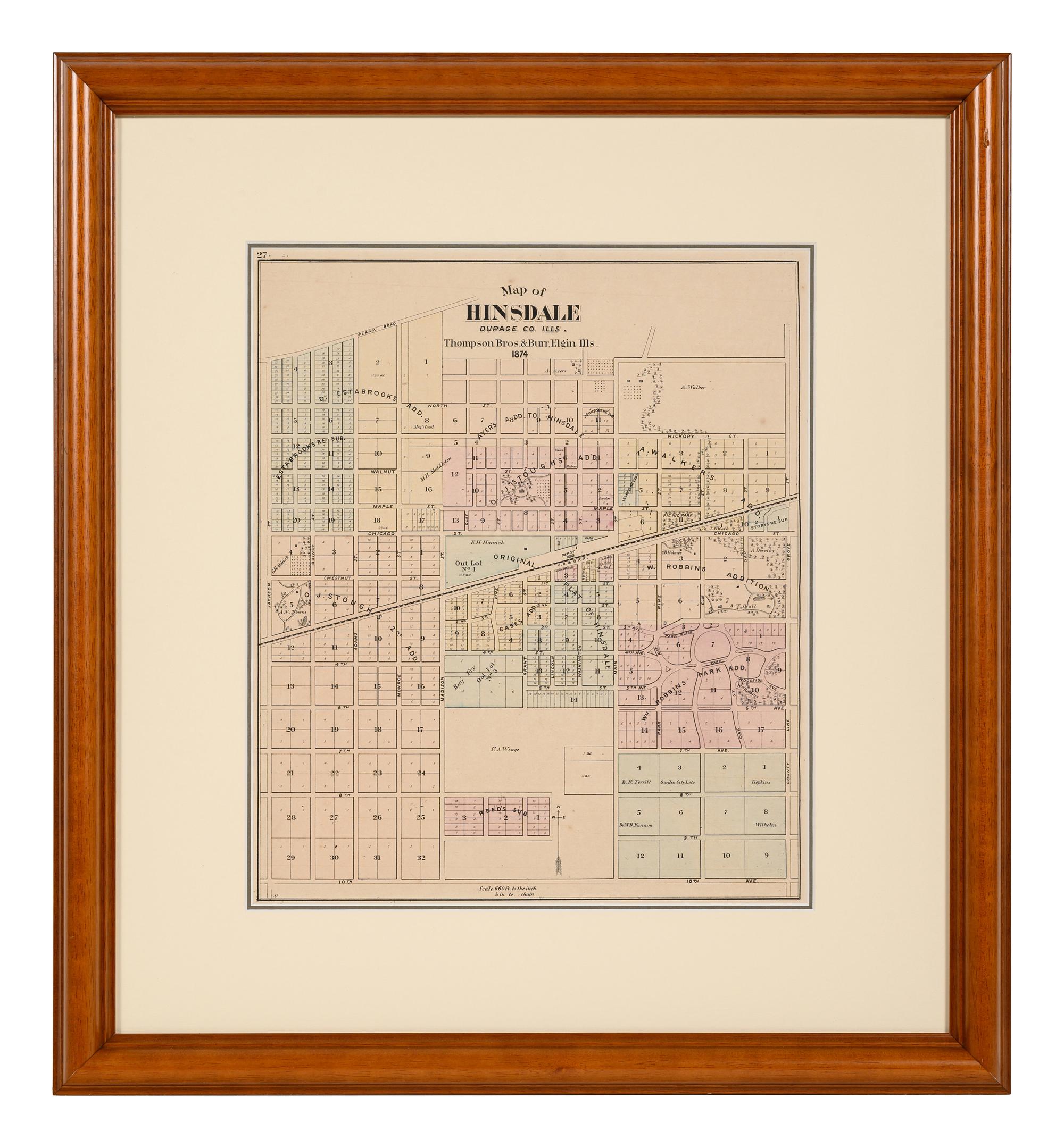 A group of 14 19th and 20th century maps, comprising: