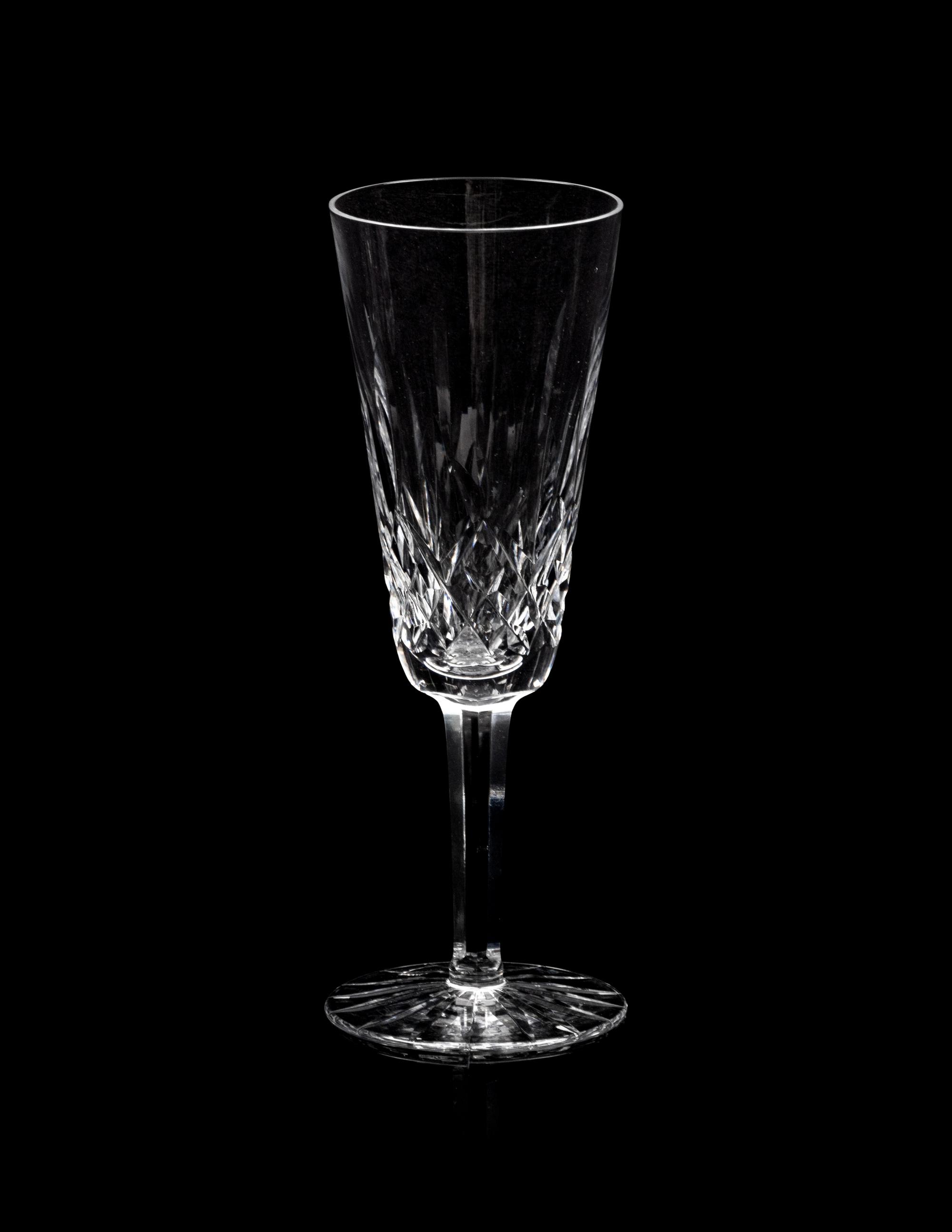 A Waterford Lismore Stemware Service