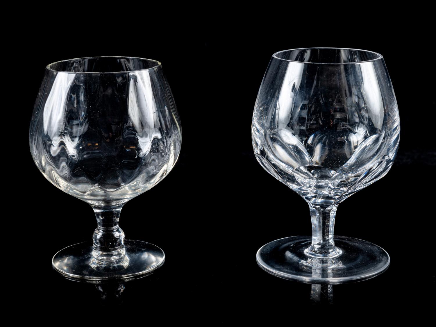 A Set of Thirteen Galway Glass Snifters