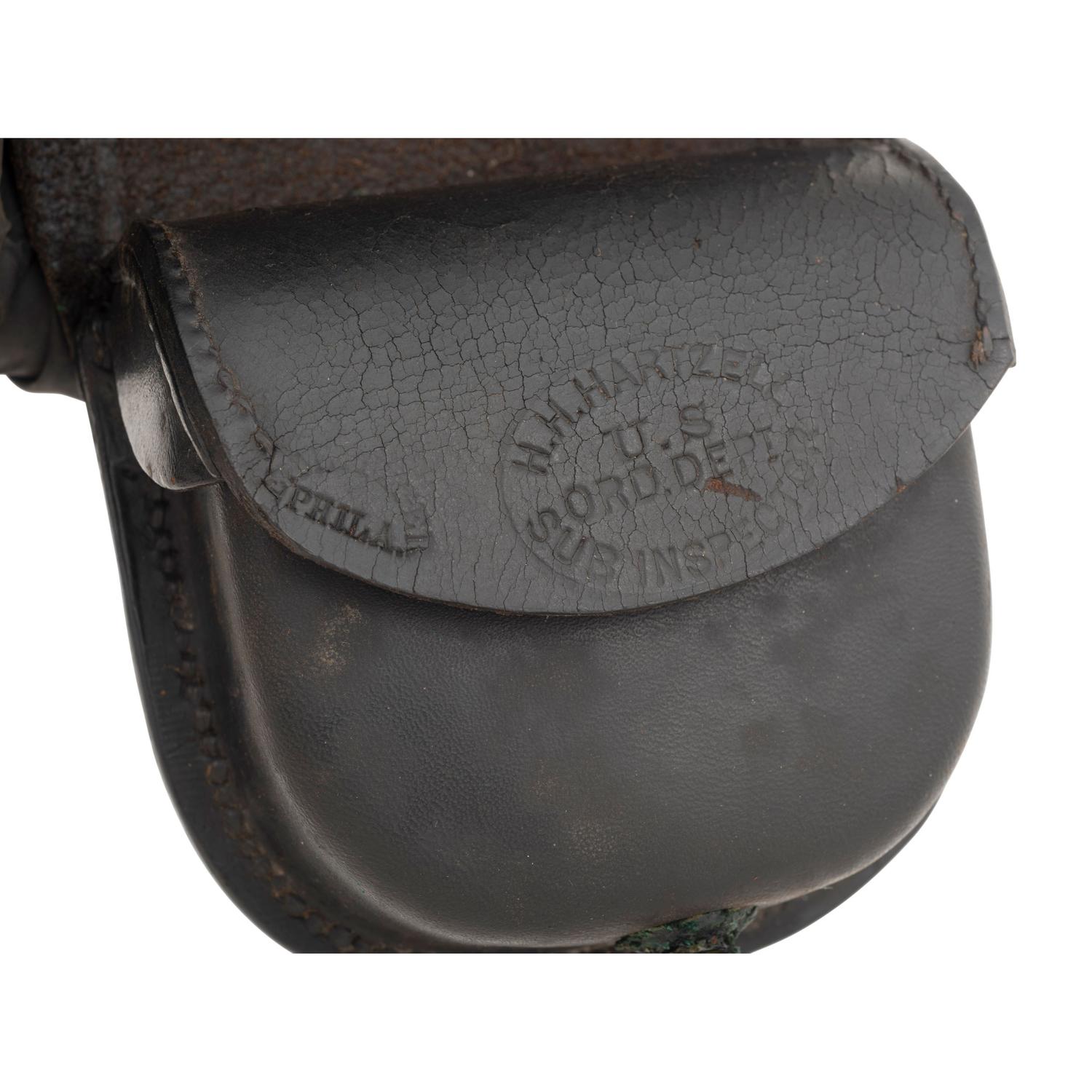US Pattern of 1861 J.B. Thaxter Contract Cartridge Box with Box Plate, Sling, Breast Plate and a Cap Pouch