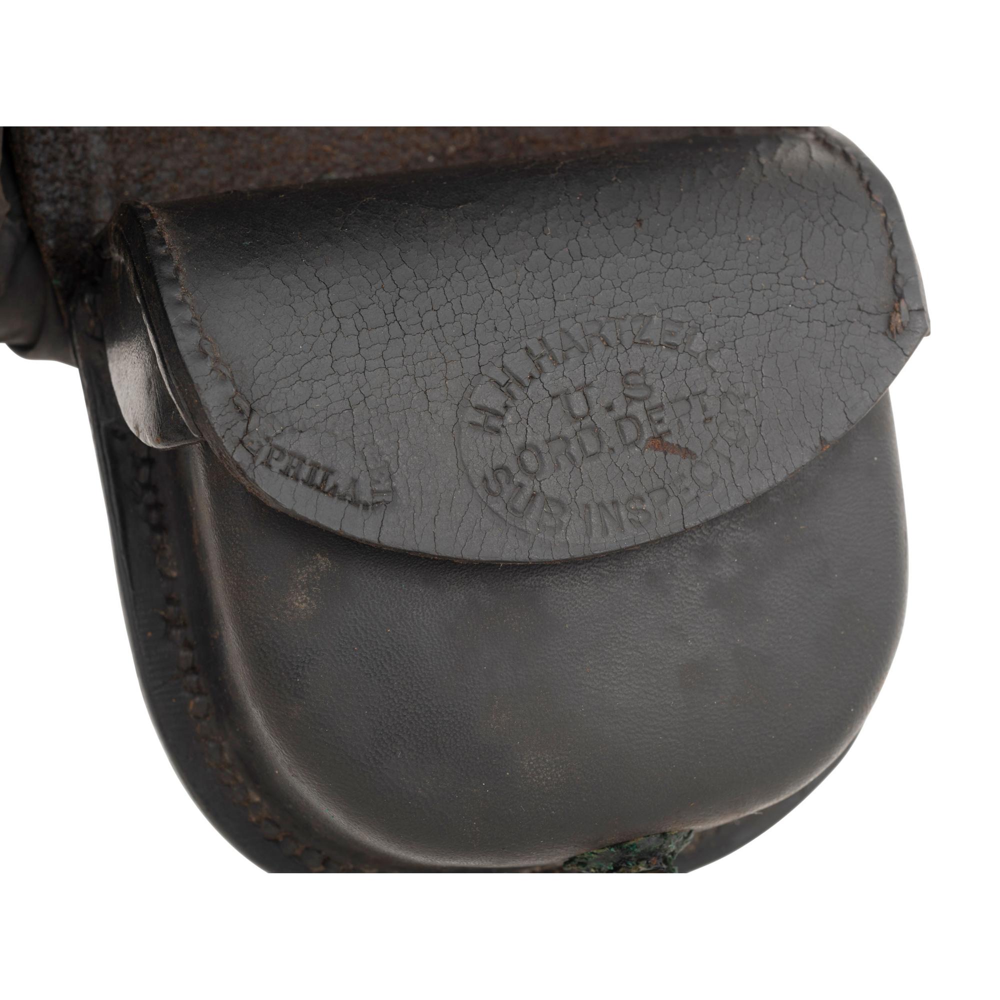 US Pattern of 1861 J.B. Thaxter Contract Cartridge Box with Box Plate, Sling, Breast Plate and a Cap Pouch