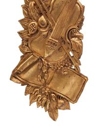 A Set of Four Giltwood Wall Trophies