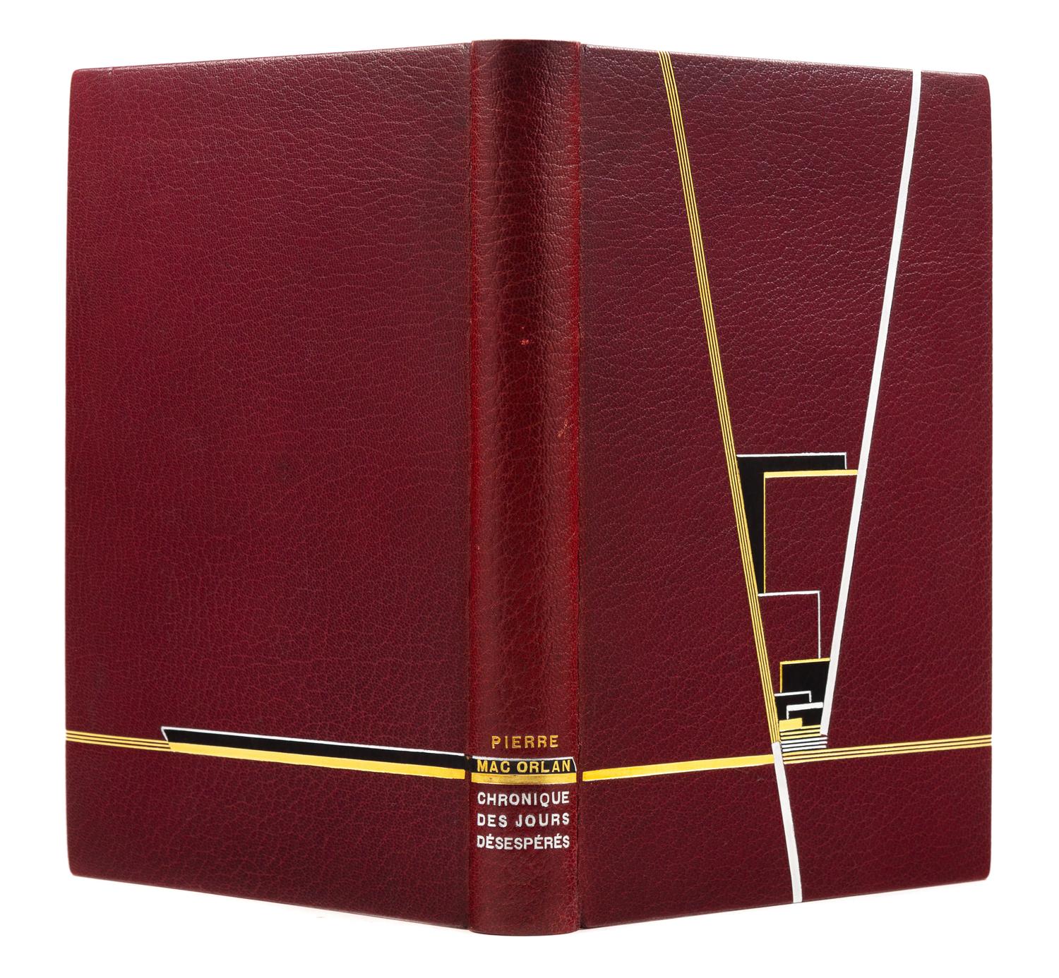 [BINDINGS]. [LÉOTARD, GENEVIÈVE - BINDER]. A group of 2 works in fine Art Deco bindings by Léotard.