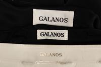 Two Galanos Tops, One Belt, 1990s