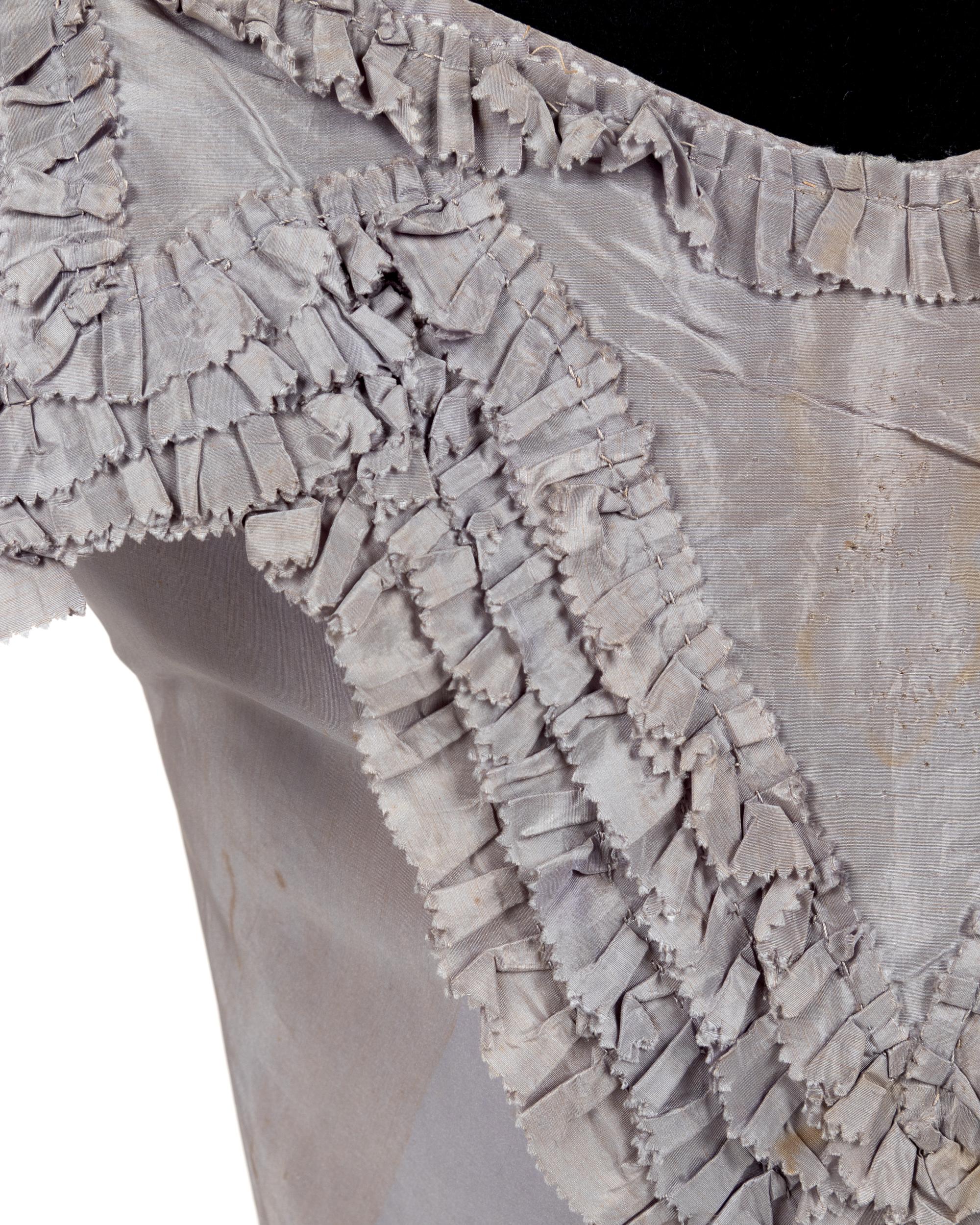 Silk Taffeta Three Piece Dress, 1870s