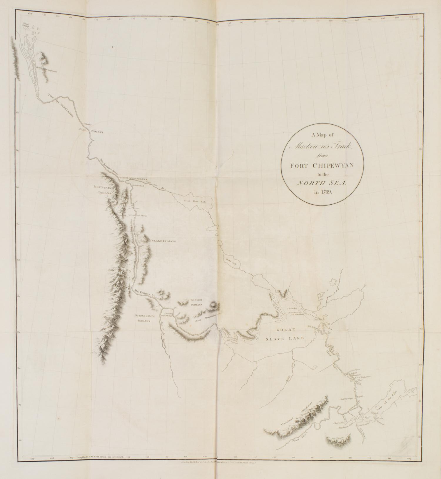 (CANADA) MACKENZIE, ALEXANDER. Voyages from Montreal ... through the Continent of North America. London, 1801. First edition