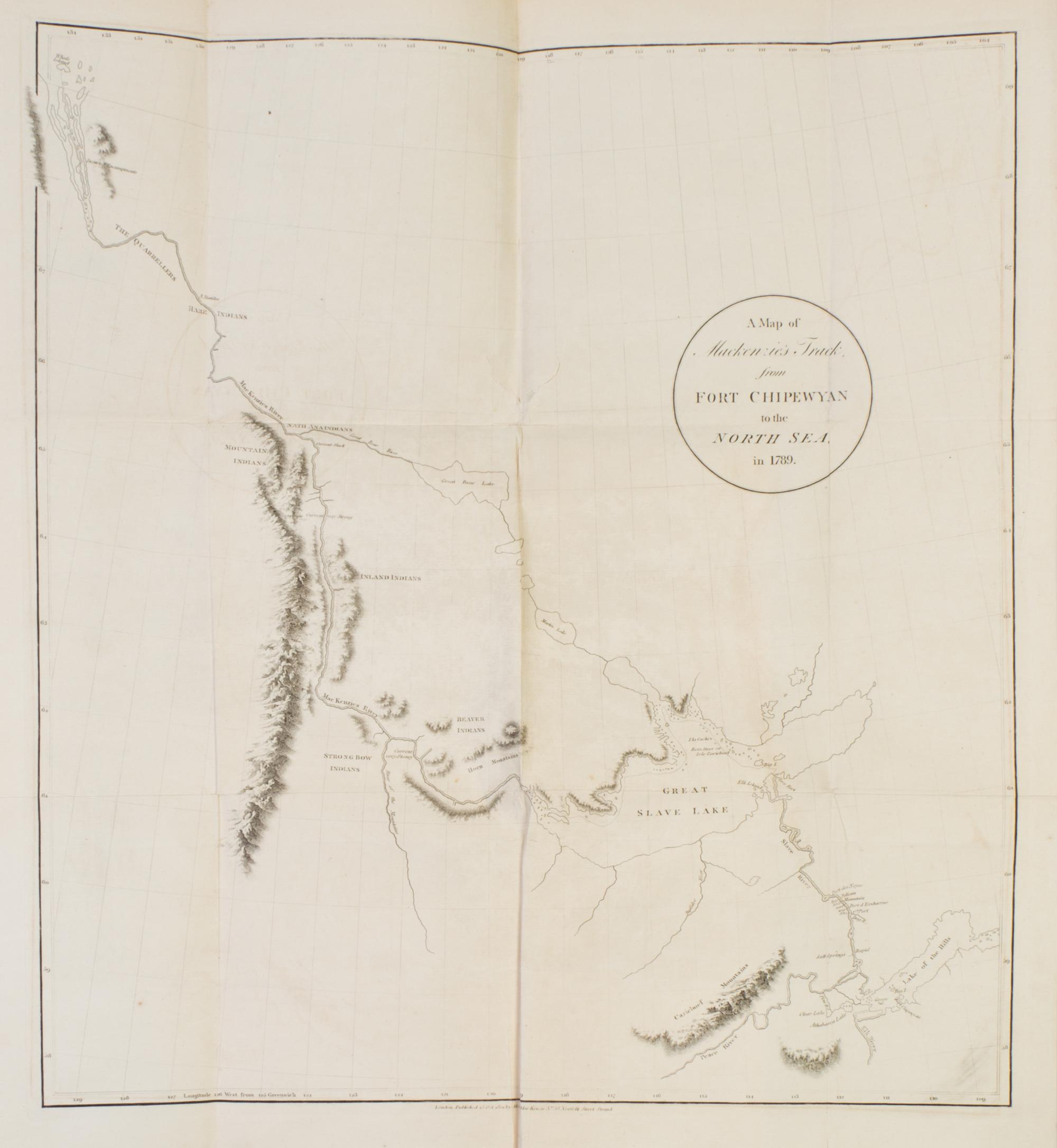 (CANADA) MACKENZIE, ALEXANDER. Voyages from Montreal ... through the Continent of North America. London, 1801. First edition