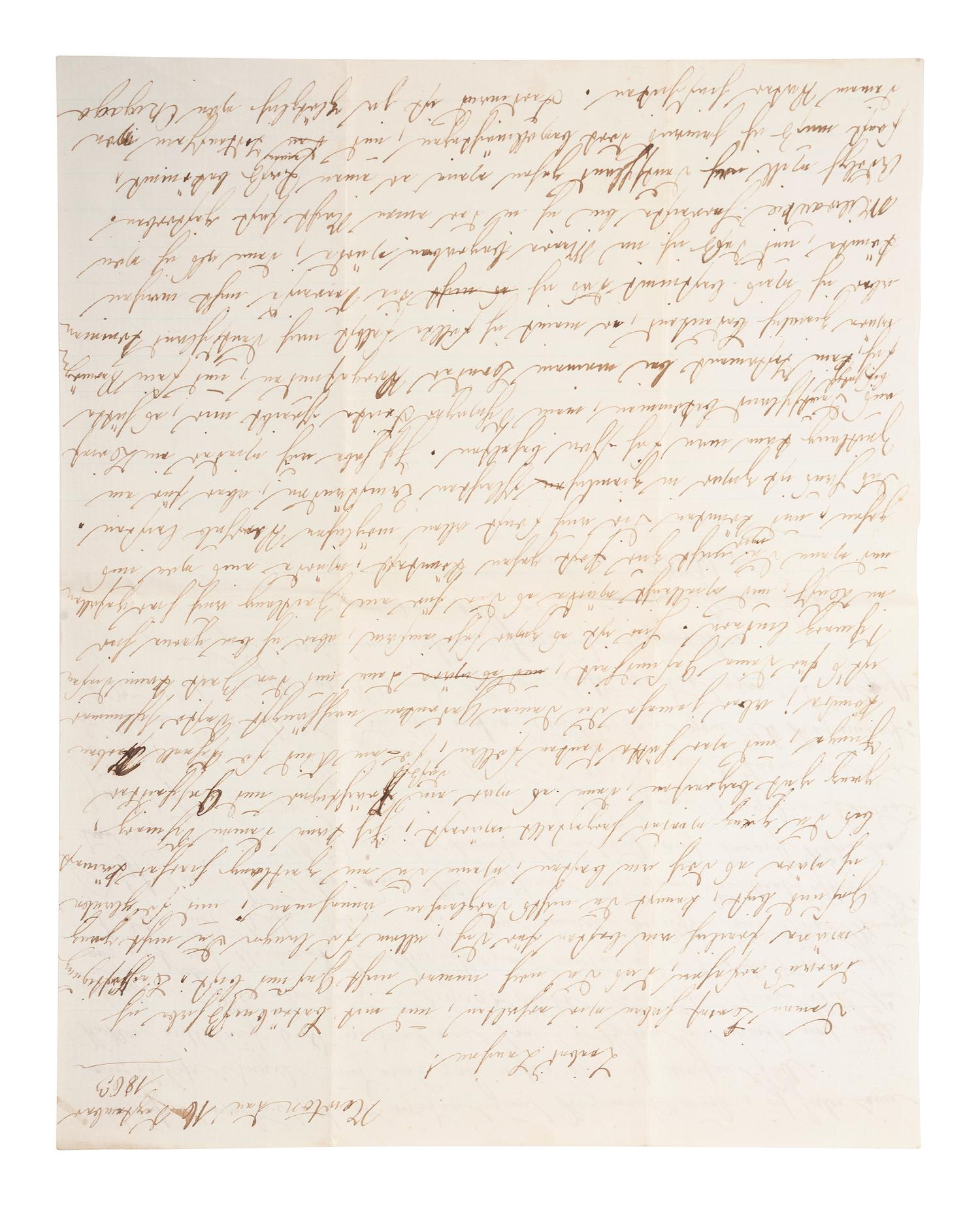 [CIVIL WAR]. A group of 27 letters addressed to Helene Wallich Jordans from husband and brothers serving with the 82nd Illinois and the 26th Wisconsin Infantries. January 1863-June 1865.