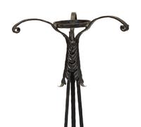 A Pair of Victorian Wrought Iron Torchère Stands