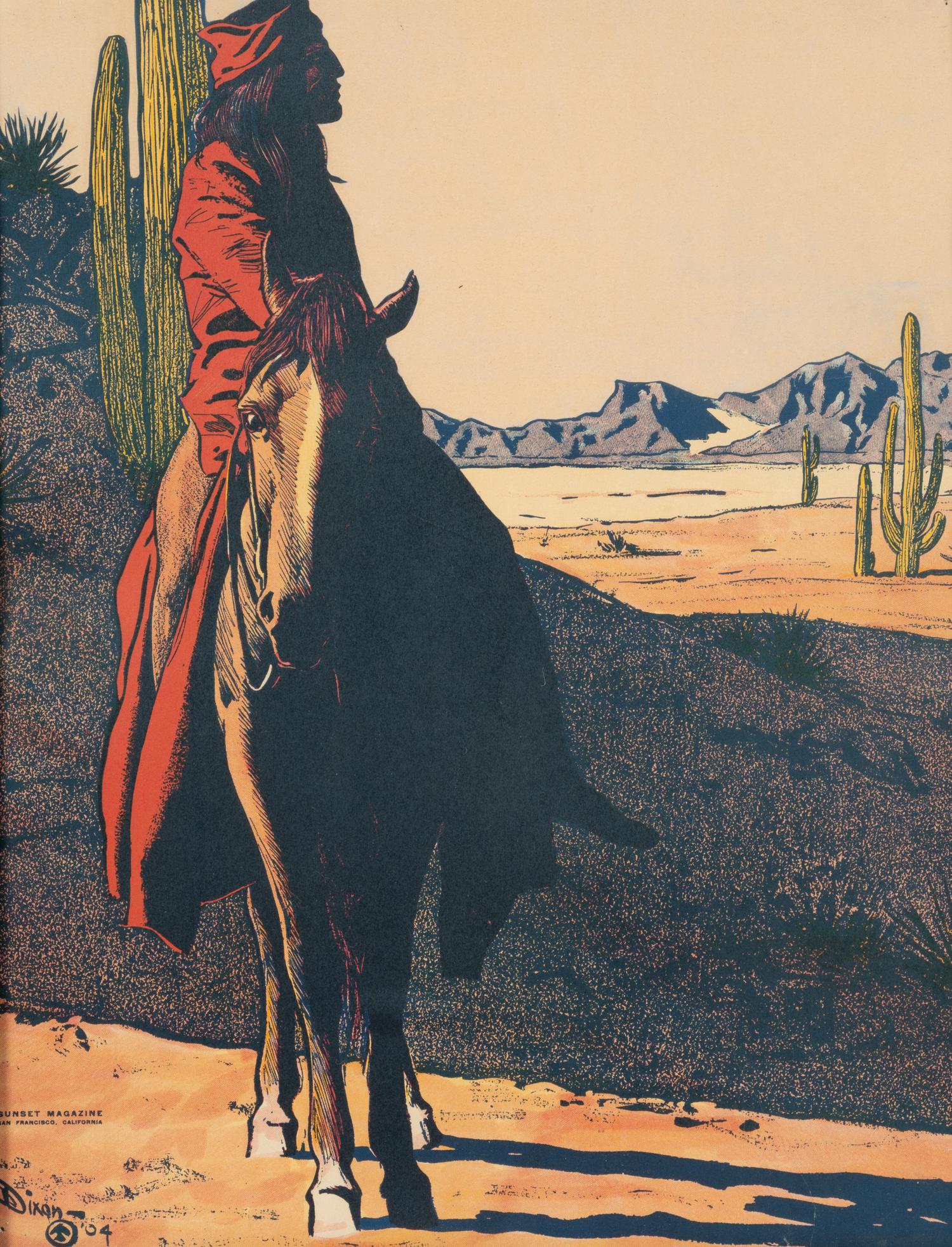 A Maynard Dixon Sunset Magazine Print