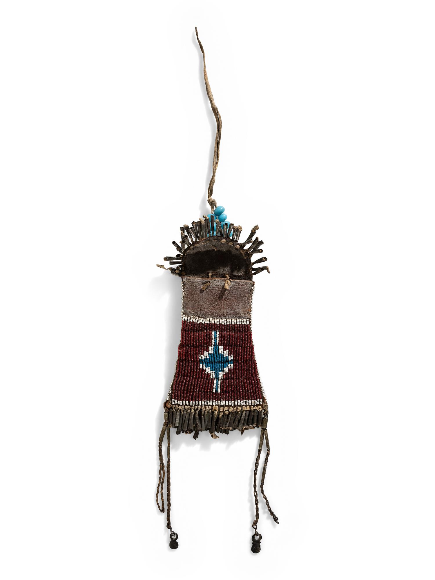 Kiowa Beaded Strike-a-Light Bag