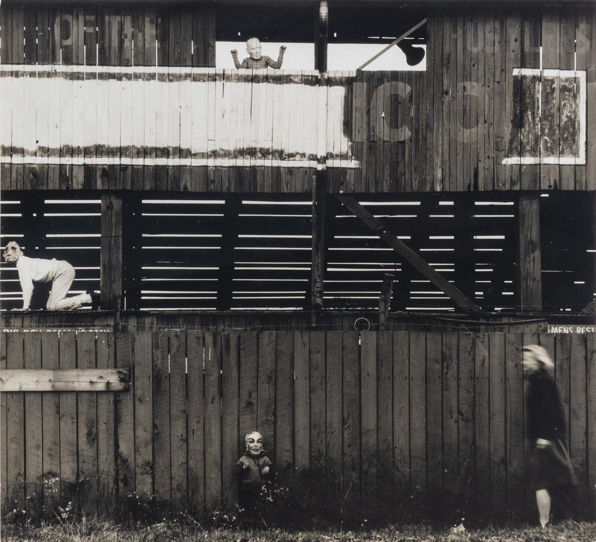 Ralph Eugene Meatyard (1925-1972) Untitled (Masked children in barn), 1965