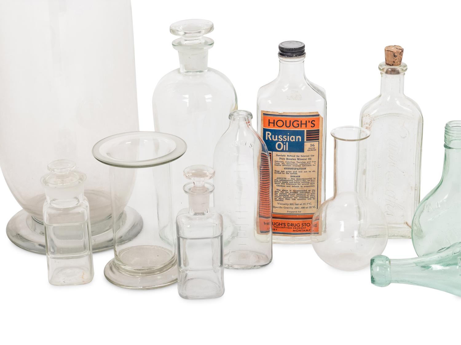 A Collection of Blown Glass Apothecary Articles