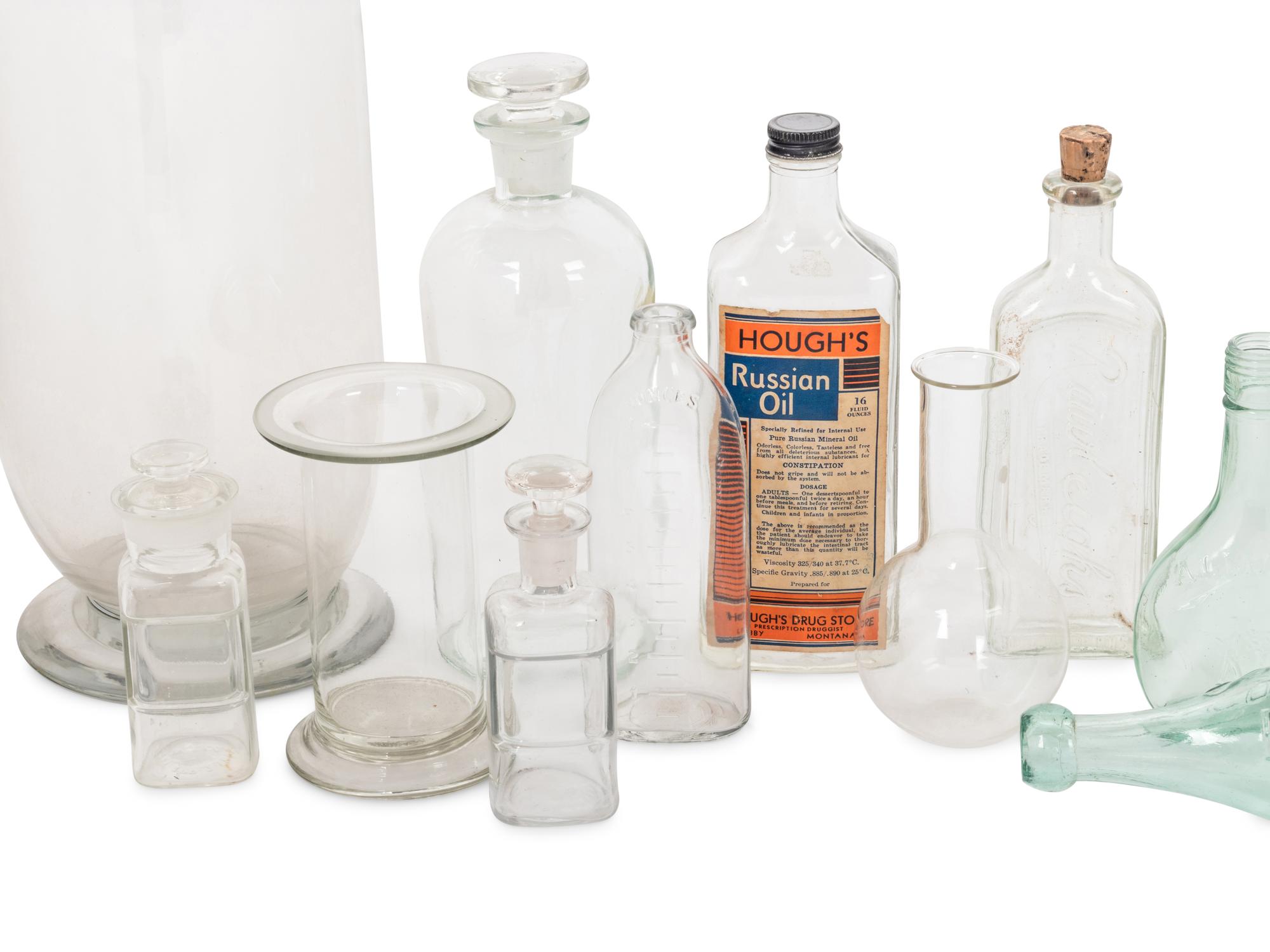 A Collection of Blown Glass Apothecary Articles