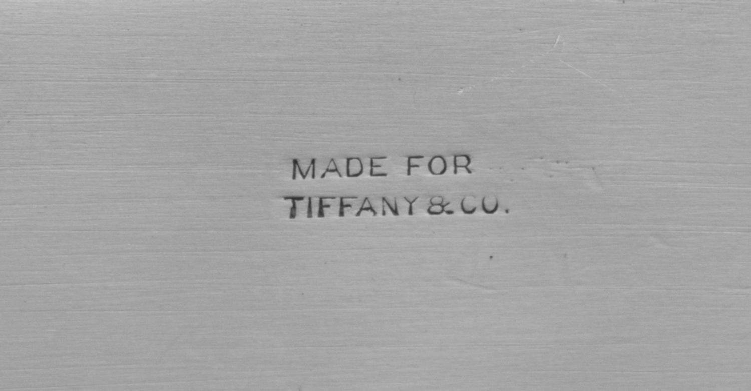 An American Silver Table Casket
