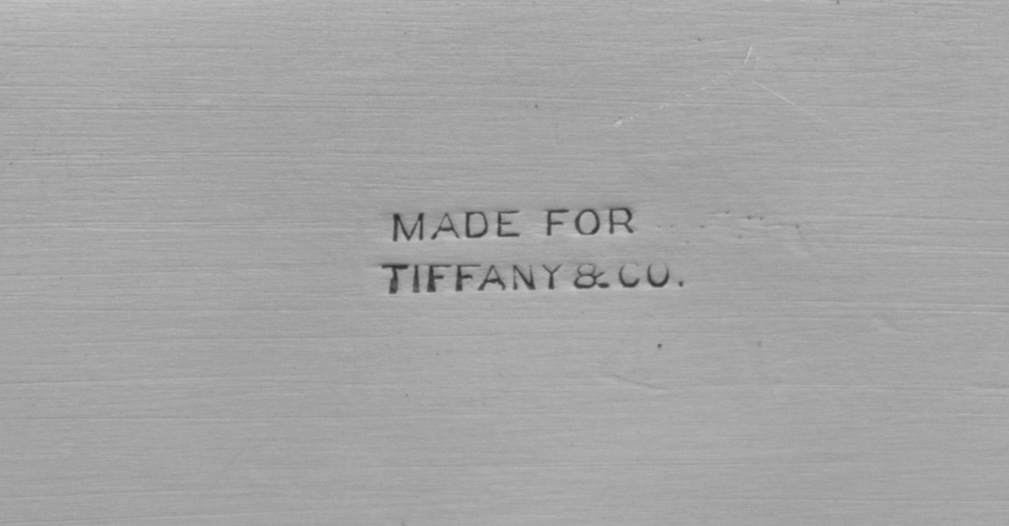An American Silver Table Casket