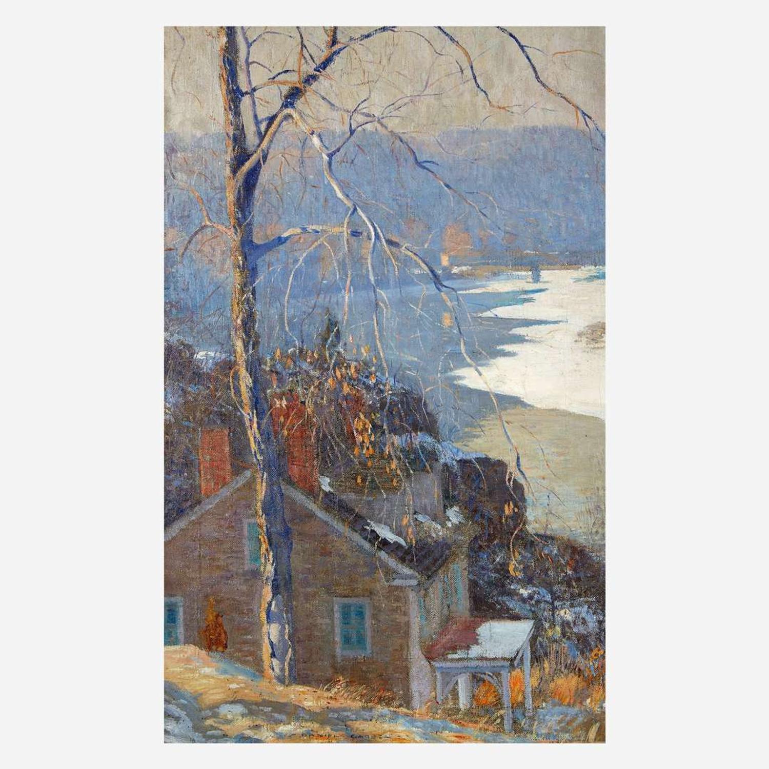 Daniel Garber (American, 1880–1958) Up the River, Winter