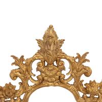 A Louis XV Style Gilt Bronze Console Table and Mirror