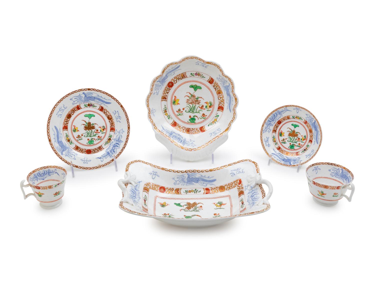 A Partial Set of Continental Porcelain Dinnerware