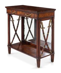 A Pair of Empire Style Mahogany Writing Tables