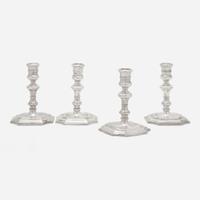 An assembled group of six Elizabeth II sterling silver tablewares Henry Hodson Plante, London, 1966-1967