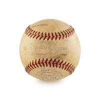 A Jimmie Foxx Single Signed Autograph Baseball (Beckett Authentication Services)