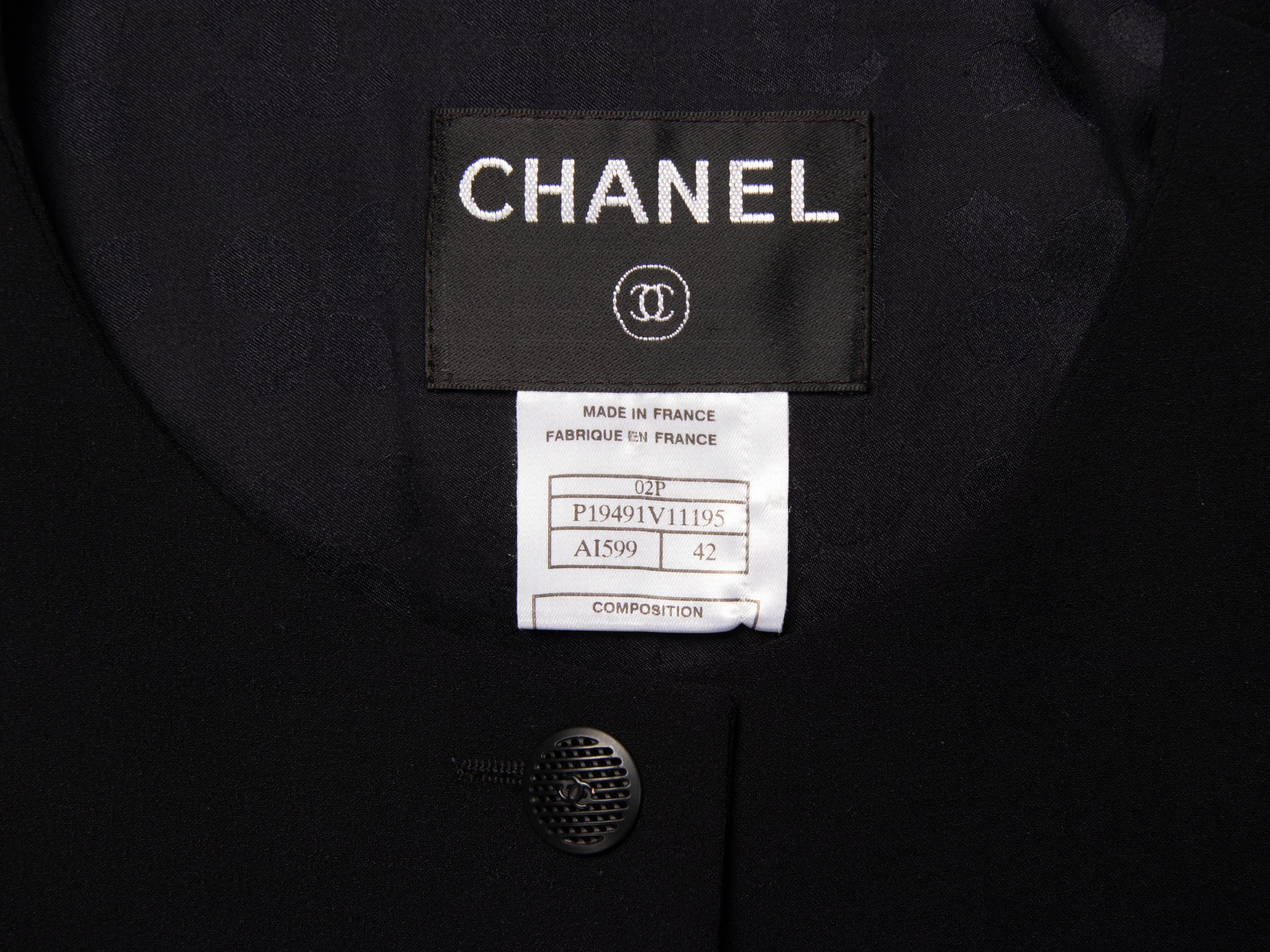Chanel, Tailored Black Cardigan Jacket