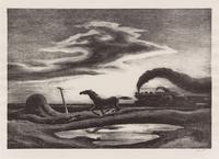 Thomas Hart Benton, (American, 1889-1975), The Race, 1942