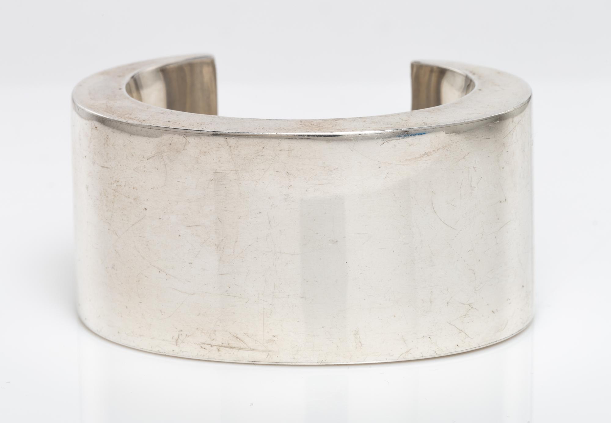 A Sterling Silver Cuff Bracelet, Harlene Korey for Kalibre, Circa 1985, 43.90 dwts.