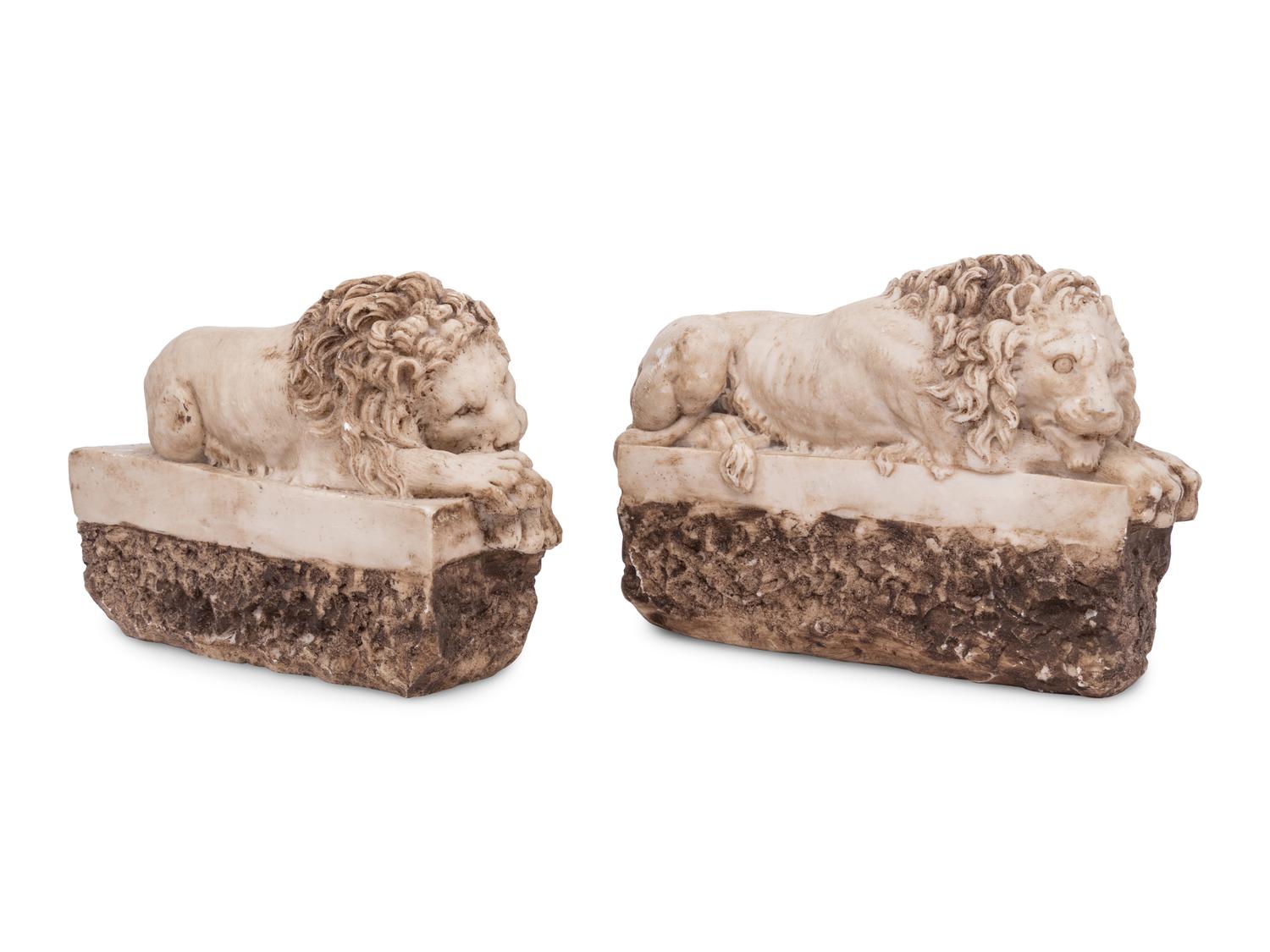 A Pair of Composition Models of Sleeping Lions