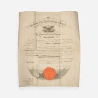 [Presidential] [Bunce, Francis M.] Buchanan, James Signed Military Commission