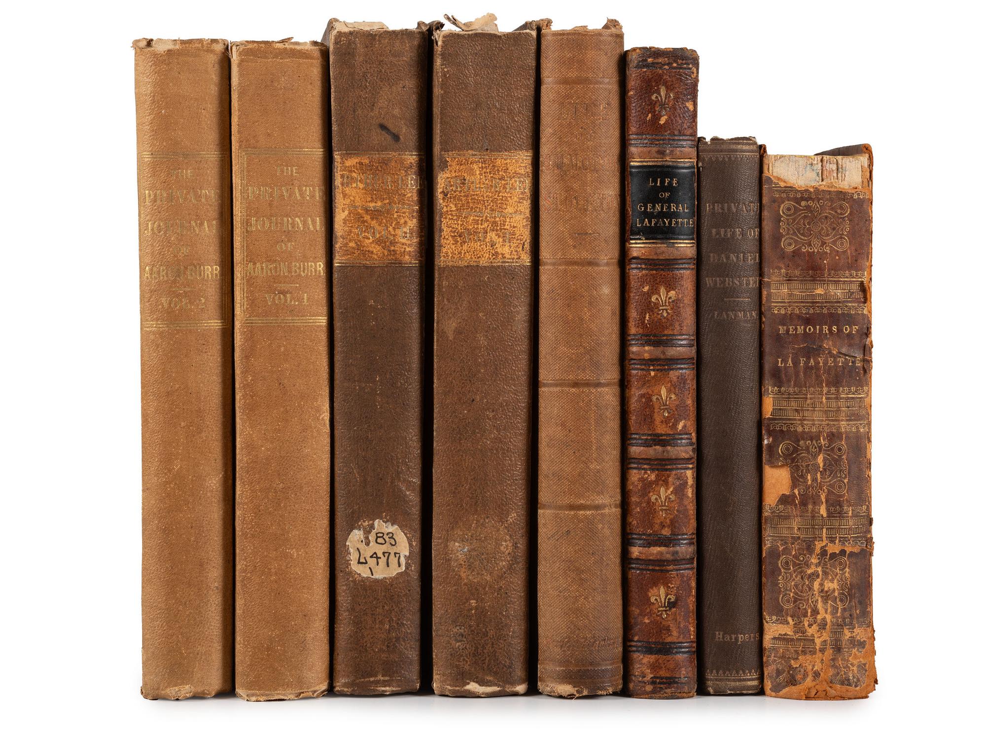 American Biography & History [AMERICAN BIOGRAPHIES]. A group of 6 titles, comprising: