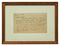 [Gardening] Jekyll, Gertrude. Group of Three Autograph Letters, signed, to artist William Nicholson