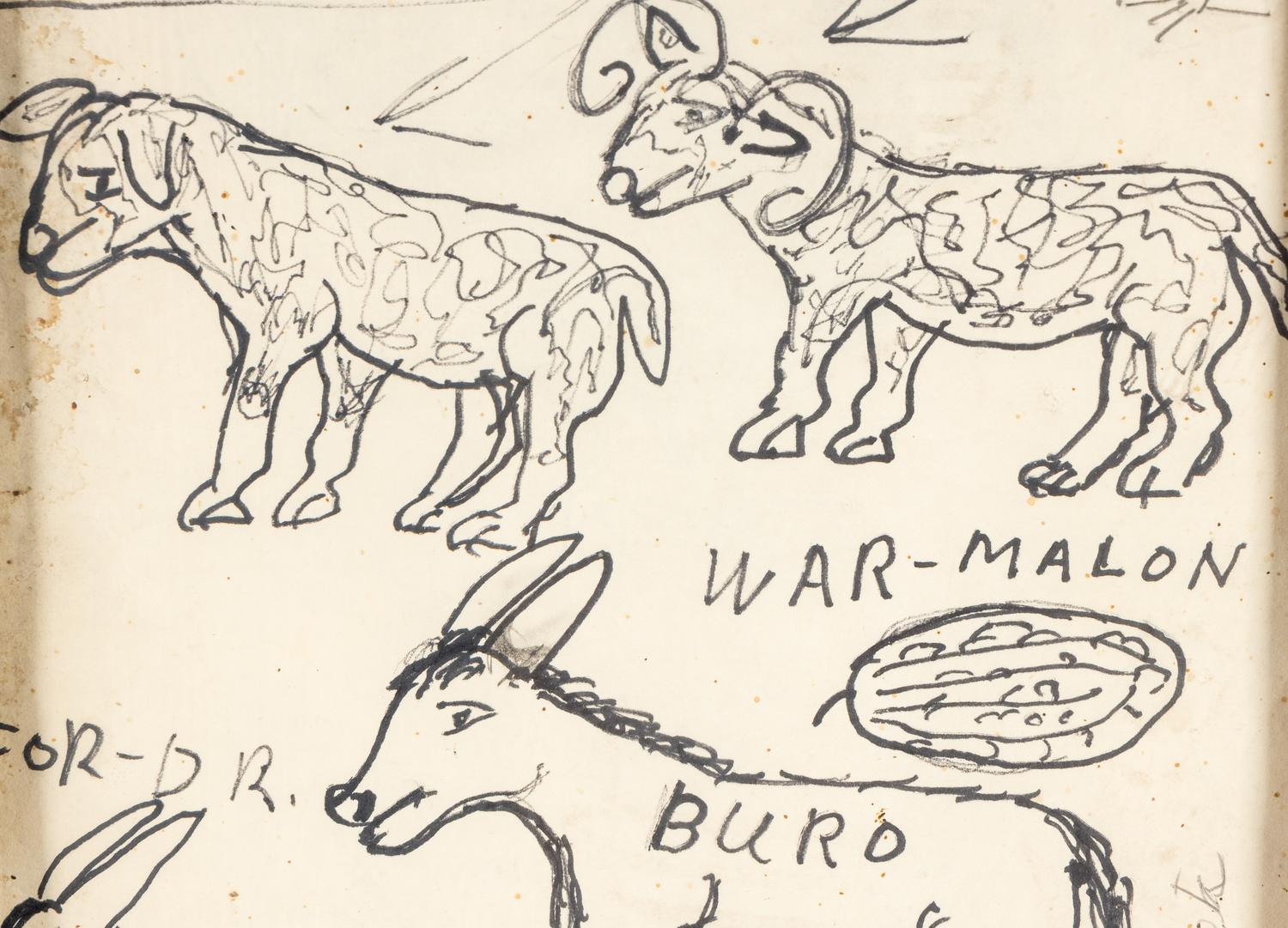 Buro , 1981 and Squirrels , 1985 (two works)