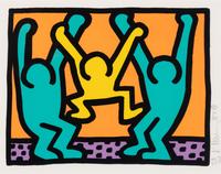 Keith Haring (American, 1958-1990) — Pop Shop I: one plate , 1987