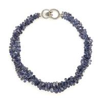 Mish, Iolite and White Gold Bead Necklace