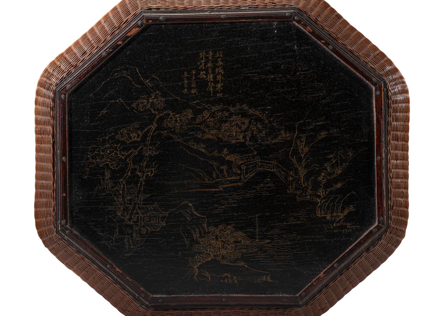Three Chinese Bamboo Woven Articles