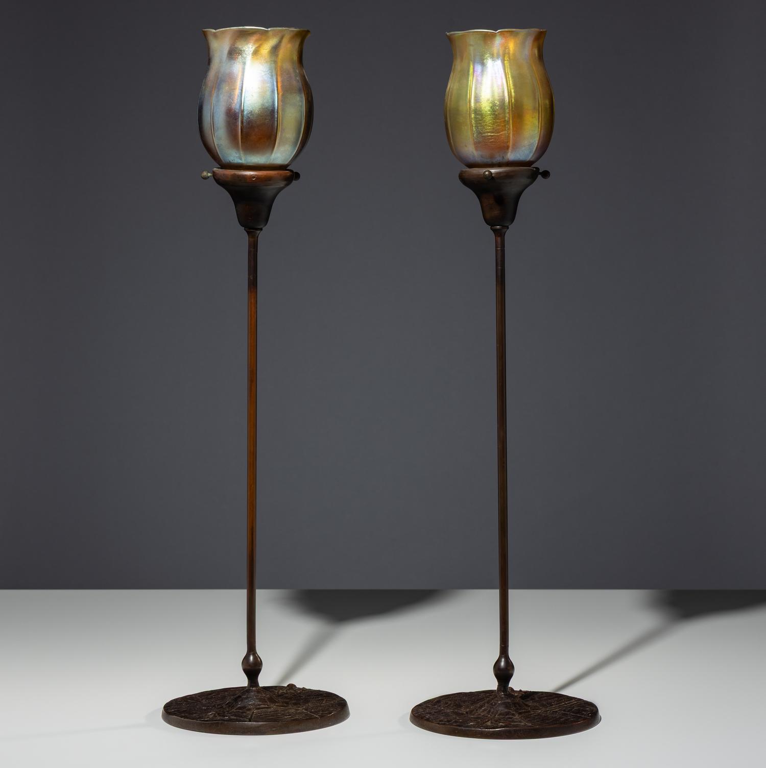Tiffany candle holders