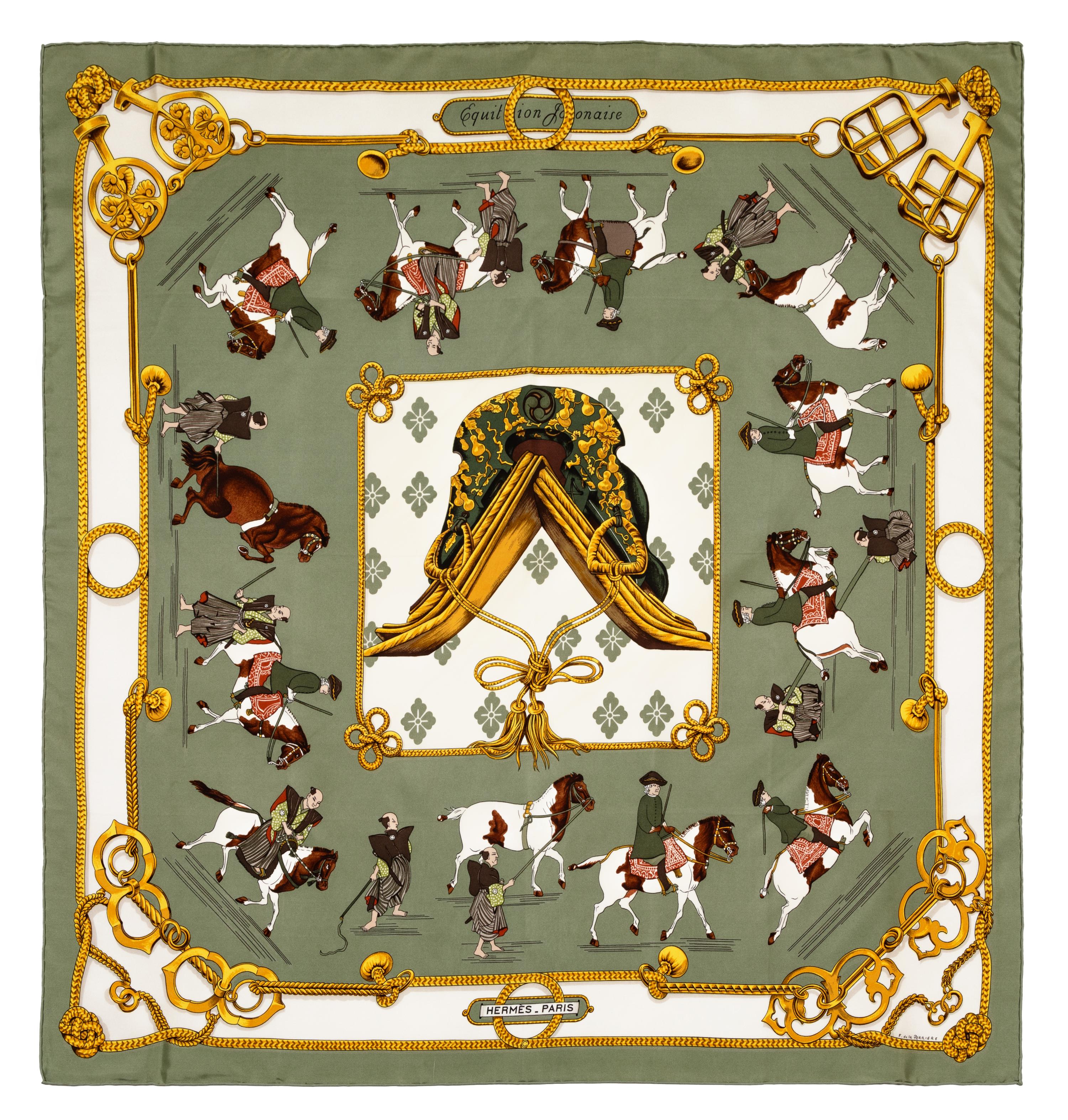 Hermès 90cm Silk Scarf