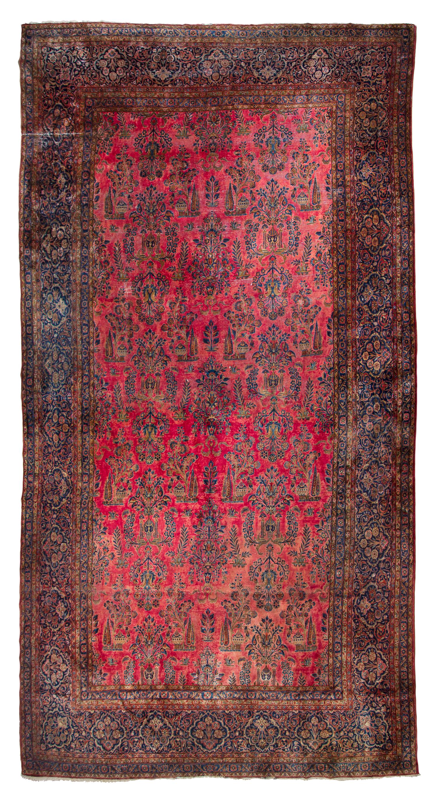 A Sarouk Wool Rug 20 feet 6 inches x 11 feet 8 inches. — CIRCA 1920
