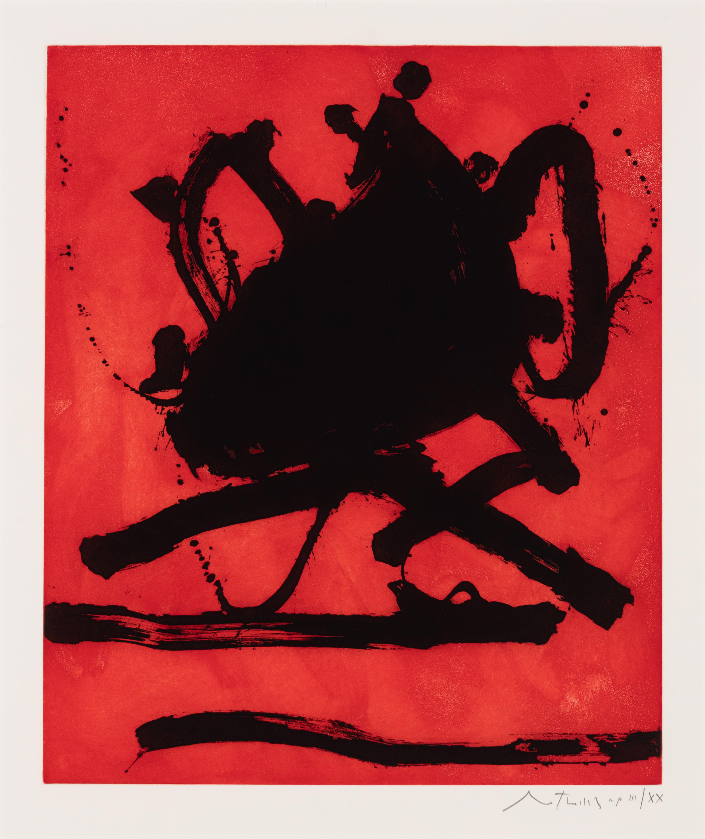 Robert Motherwell (American, 1915-1991) — Red Sea II, 1979