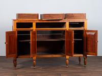 A Federal Cherrywood and Tiger Maple Sideboard
