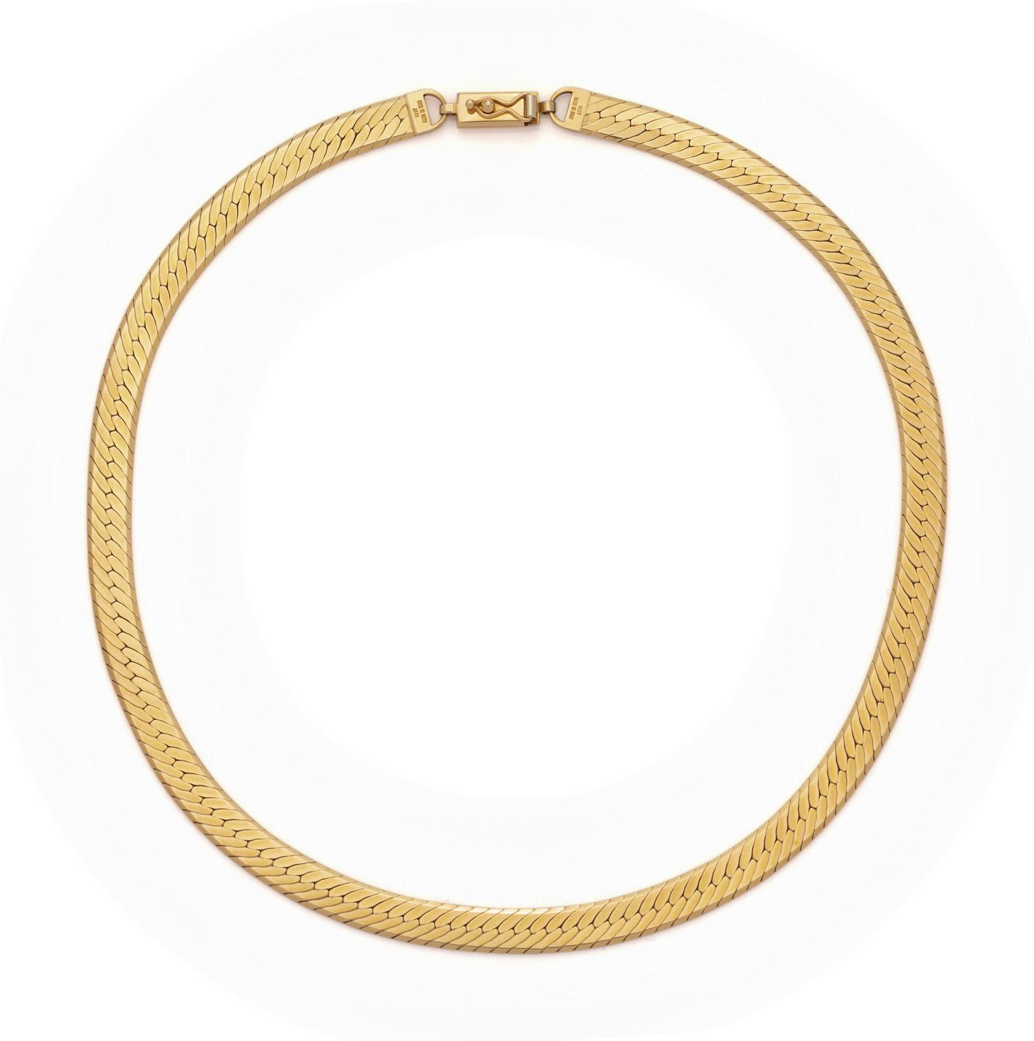 YELLOW GOLD NECKLACE