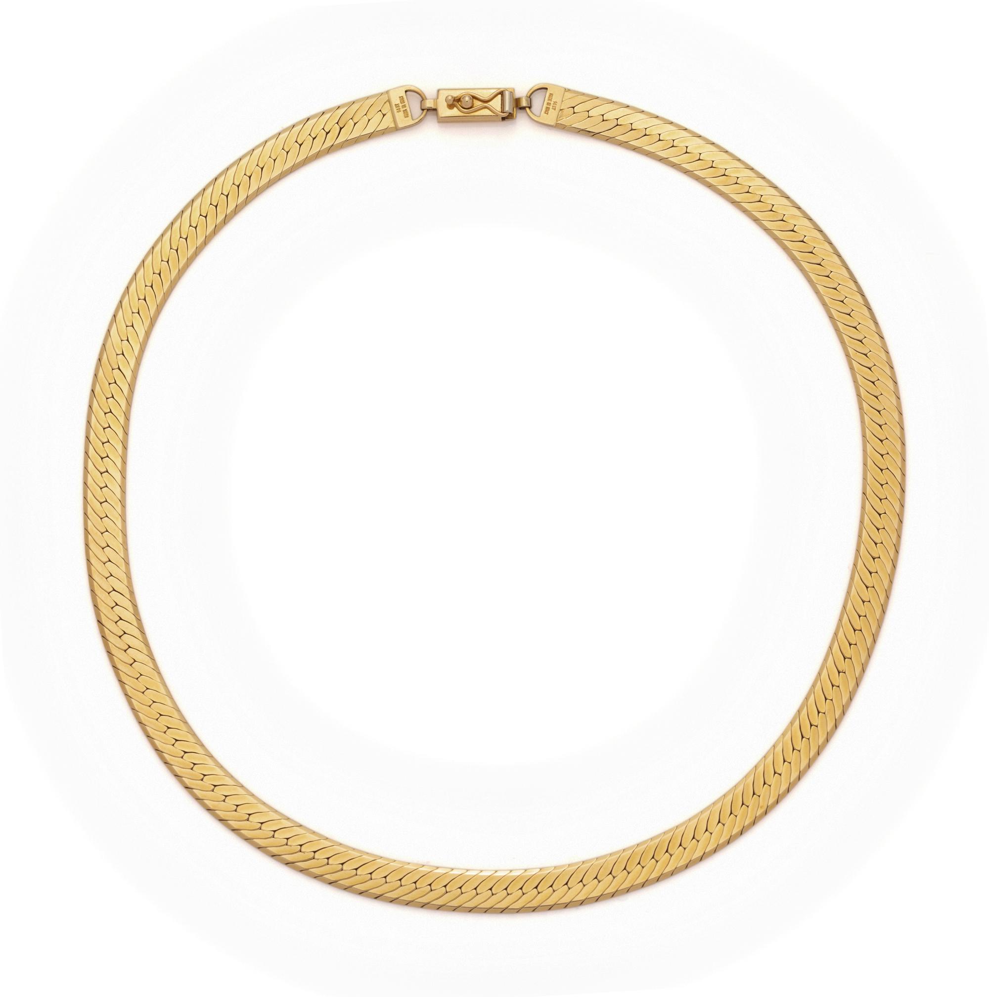 YELLOW GOLD NECKLACE