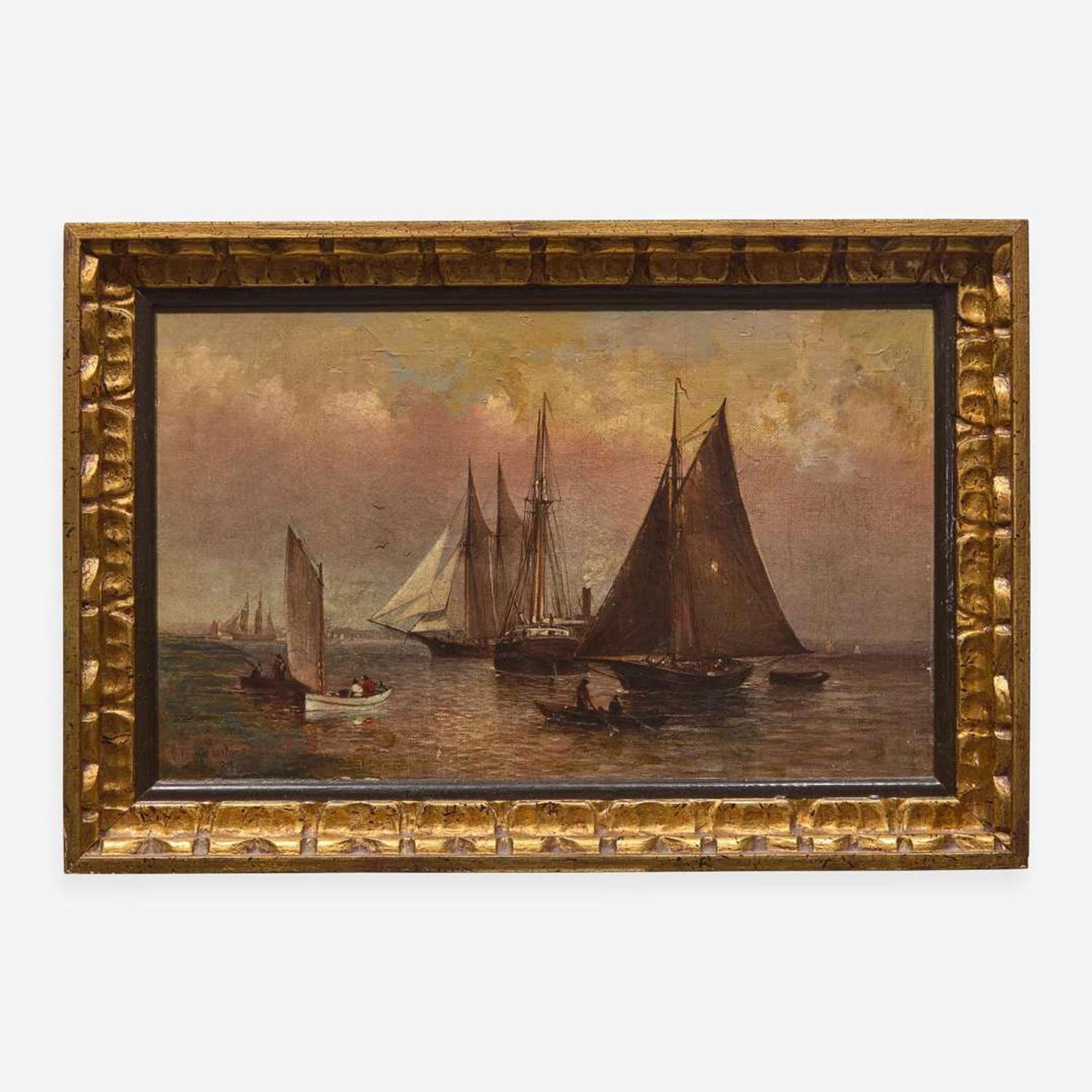 Granville Perkins (American, 1830-1895) Seascape