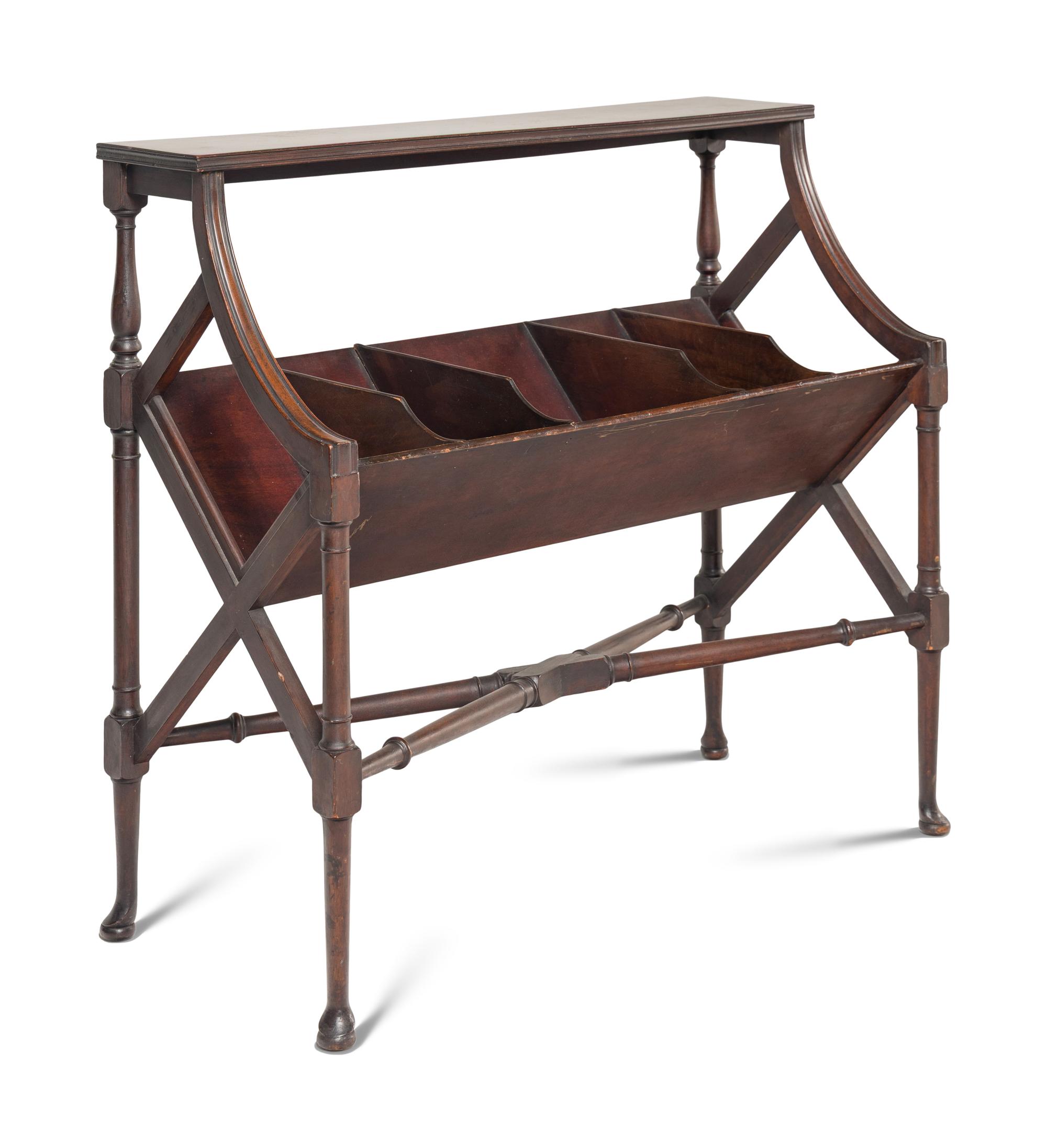 A George III Mahogany Book Stand