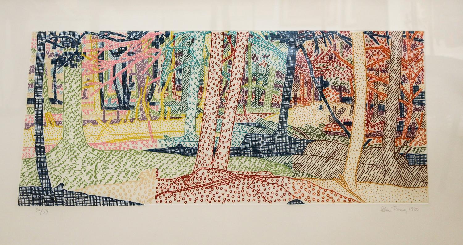 Alan Turner, (American, b. 1943), Three Season Wooded Scene, 1980