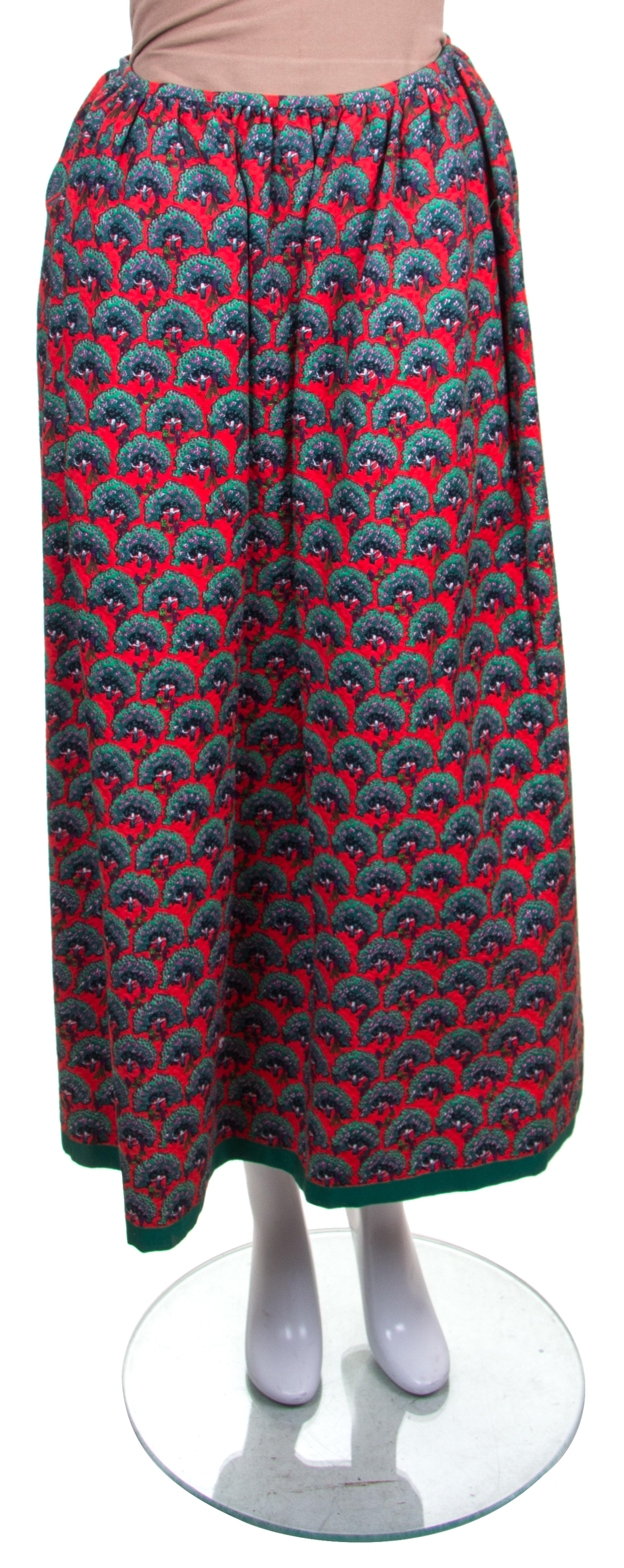 A Lanvin Multicolor Printed Ensemble, Blouse size 40.