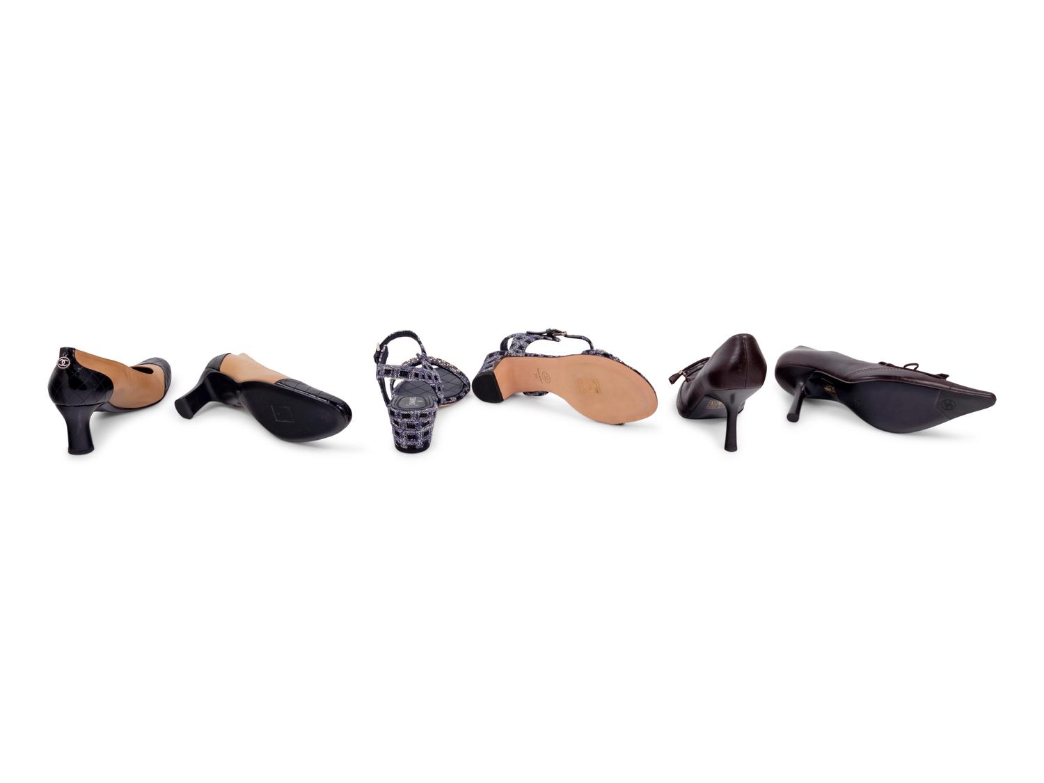 Three Pairs of Chanel Shoes